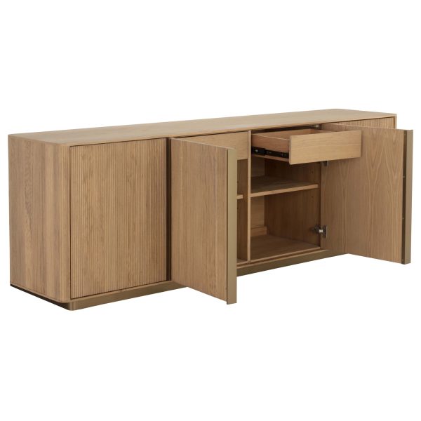 Kalla Sideboard, Natural Online Hot Sale