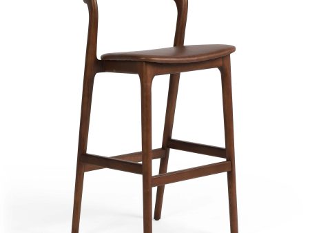 Amare Leather Bar & Counter Stool, Sonoma Coco For Discount