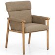 Almada Arm Chair, Alcala Fawn For Discount