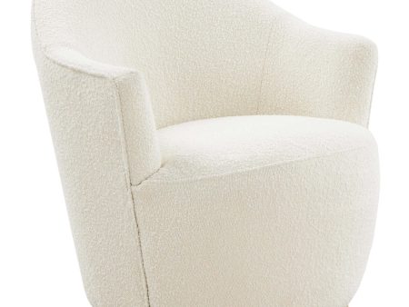 Skyla Boucle Swivel Chair Fashion