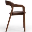 Amare Leather Arm Chair, Sonoma Coco For Cheap