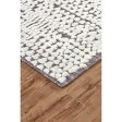 Feizy Rug Norah 6305F, Ivory Charcoal Online now