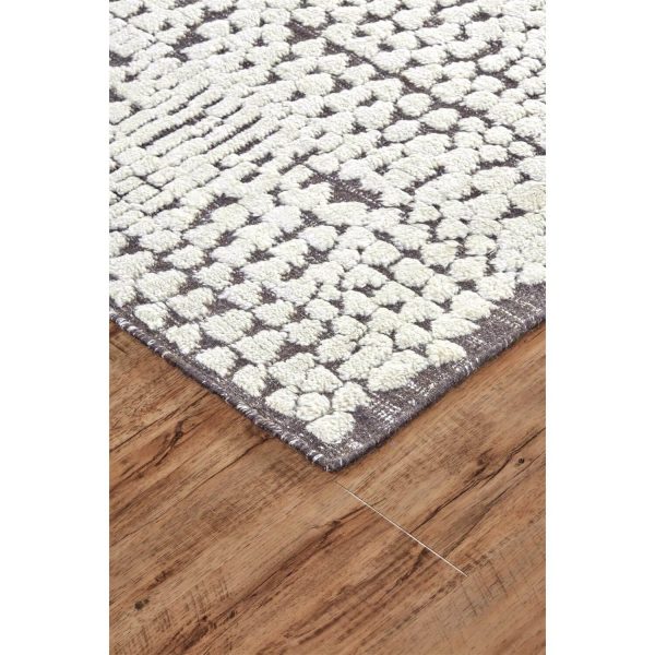 Feizy Rug Norah 6305F, Ivory Charcoal Online now