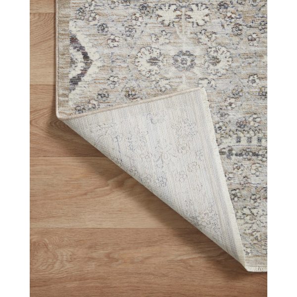 Amber Lewis x Loloi Rug Zuma ZUM-07, Silver Sky Cheap