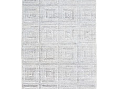 Feizy Rug Redford 8670F, White Silver Online