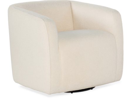 Bennet Swivel Chair, Wooly Linen Cheap