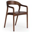 Amare Leather Arm Chair, Sonoma Coco For Cheap