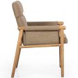 Almada Arm Chair, Alcala Fawn For Discount