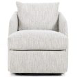 Whittaker Swivel Chair, Merino Cotton Hot on Sale