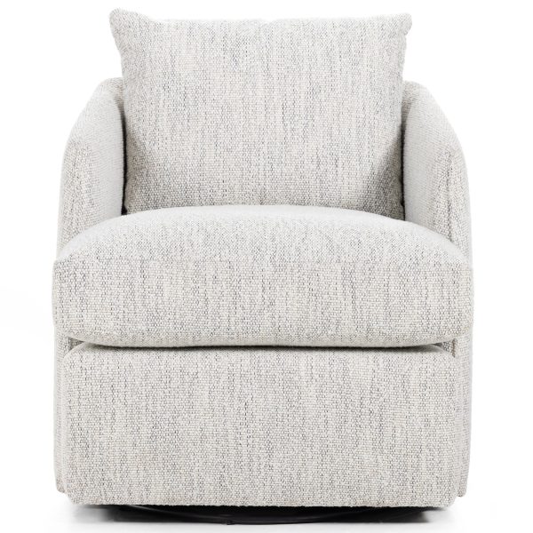 Whittaker Swivel Chair, Merino Cotton Hot on Sale