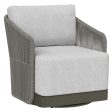 Allariz Outdoor Swivel Chair, Gracebay Light Grey Cheap