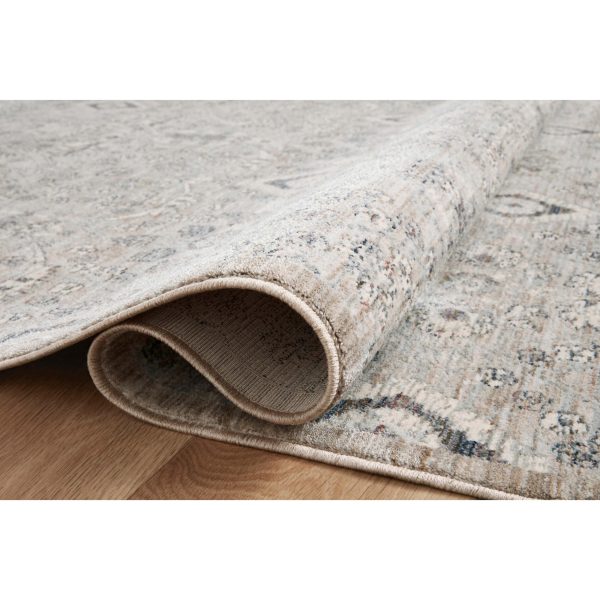 Amber Lewis x Loloi Rug Zuma ZUM-07, Silver Sky Cheap