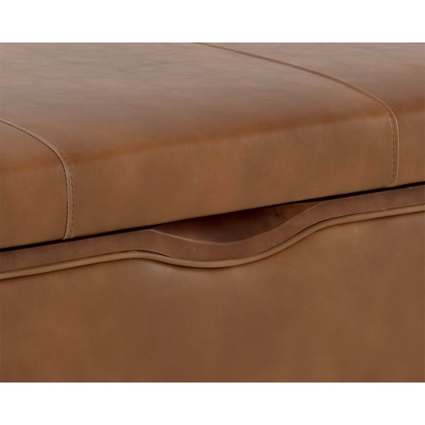 Kael Storage Bench, Tobacco Tan For Discount