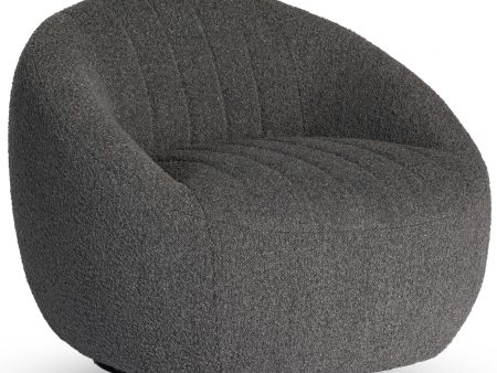 Audie Swivel Chair, Knoll Charcoal Online Sale