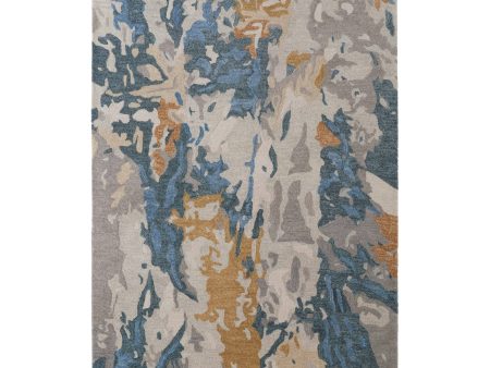 Feizy Rug Everley 8645F, Gray Multi For Discount