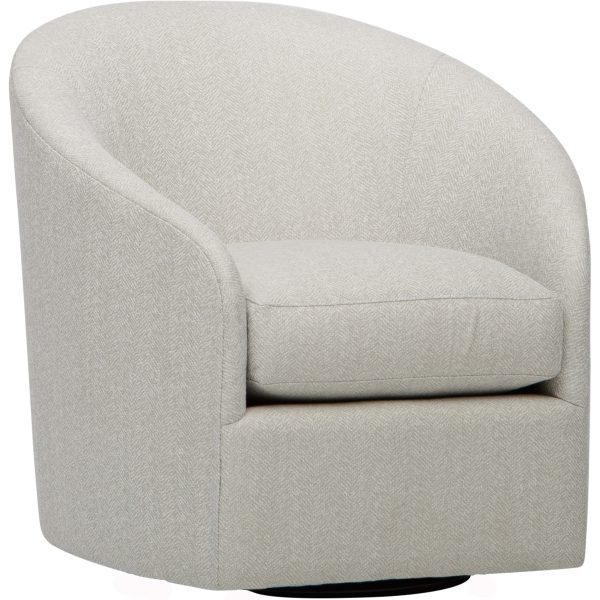 Arlo Swivel Chair, Warwick Oyster For Sale