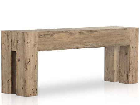 Abaso Console Table, Rustic Wormwood Online Sale