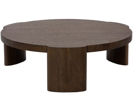 Alouette Coffee Table, Dark Brown Discount