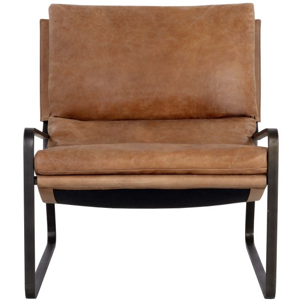 Zancor Leather Chair, Tan Online