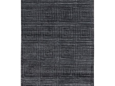 Feizy Rug Redford 8670F, Charcoal For Sale