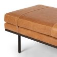 Harris Leather Bench, Palermo Cognac Discount