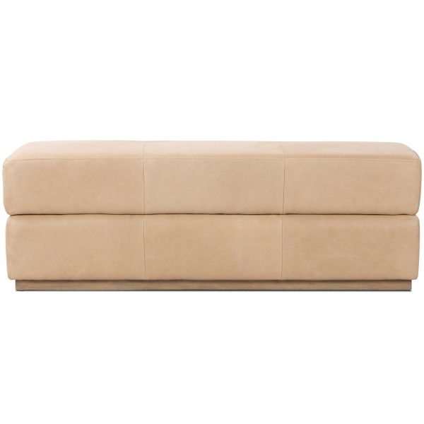 Maximo Leather Bench, Palermo Nude Online