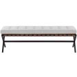 Kenji Small Bench, Mina Light Grey Discount