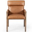 Almada Leather Arm Chair, Valencia Camel Online Hot Sale