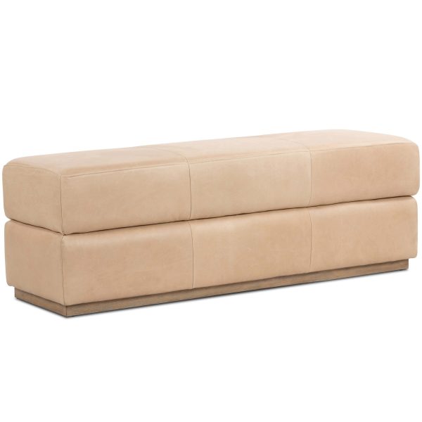 Maximo Leather Bench, Palermo Nude Online