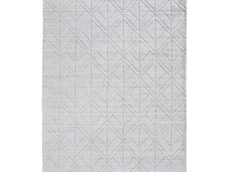 Feizy Rug Redford 8847F, White Silver Cheap