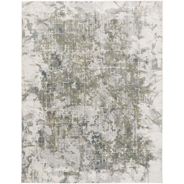 Feizy Rug Atwell 3146F, Silver Hot on Sale