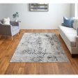 Feizy Rug Macklaine 39FTF, Ivory Black For Discount