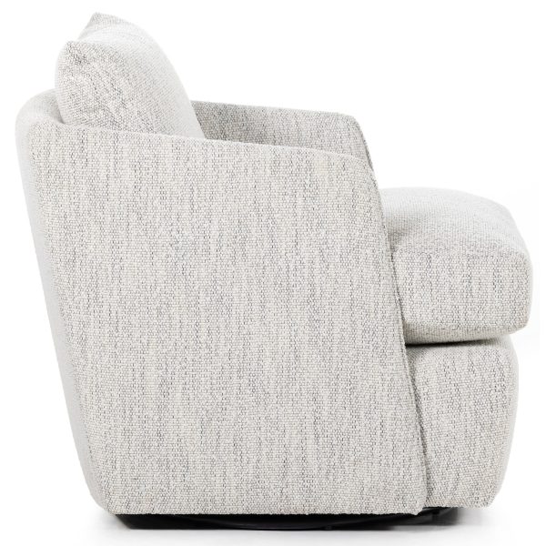 Whittaker Swivel Chair, Merino Cotton Hot on Sale