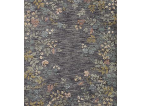 Rifle Paper Co. x Loloi Rug Provence PRO-01, Abbey Slate Online now