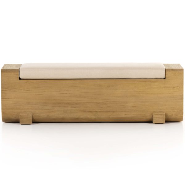 Ward Accent Bench, Natural Nettlewood Hot on Sale