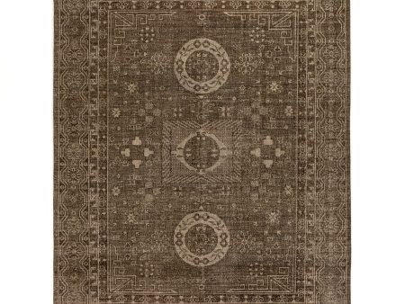 Cortona Hand Knotted Rug, Olive Online Sale