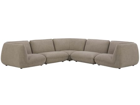 Zeppelin Classic L Modular Sectional, Speckled Pumice on Sale