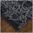 Feizy Rug Whitton 8891F, Navy Ivory Online now