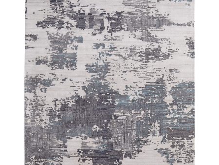 Feizy Rug Zarah 8917F, Ivory Charcoal Online now