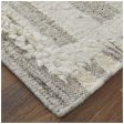 Feizy Rug Ashby 8909F, Ivory Gray For Sale