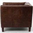 Abbott Club Leather Chair, Cigar For Discount