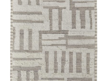 Feizy Rug Ashby 8909F, Ivory Gray For Sale