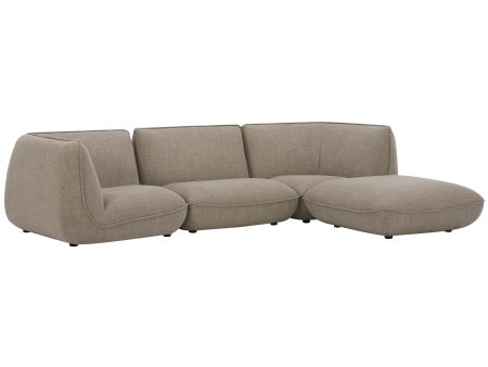 Zeppelin Lounge Modular Sectional, Speckled Pumice Online Sale