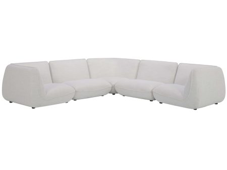 Zeppelin Classic L Modular Sectional, White Hot on Sale