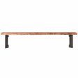 Bent Bench, Brown Supply