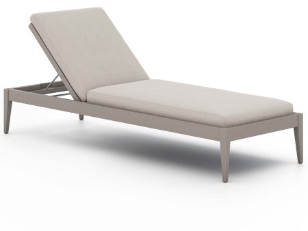 Sherwood Outdoor Chaise, Stone Grey Weathered Grey Online