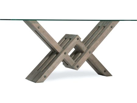 Affinity Glass Top Console Online Sale