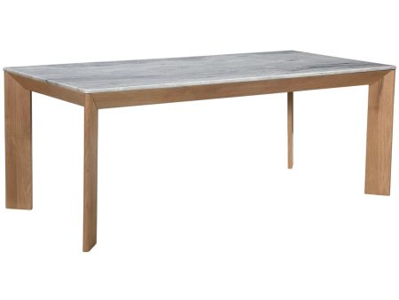 Angle Marble Top Dining Table, Grey Cheap