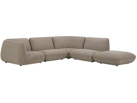 Zeppelin Dream Modular Sectional, Speckled Pumice For Sale