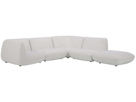 Zeppelin Dream Modular Sectional, White on Sale